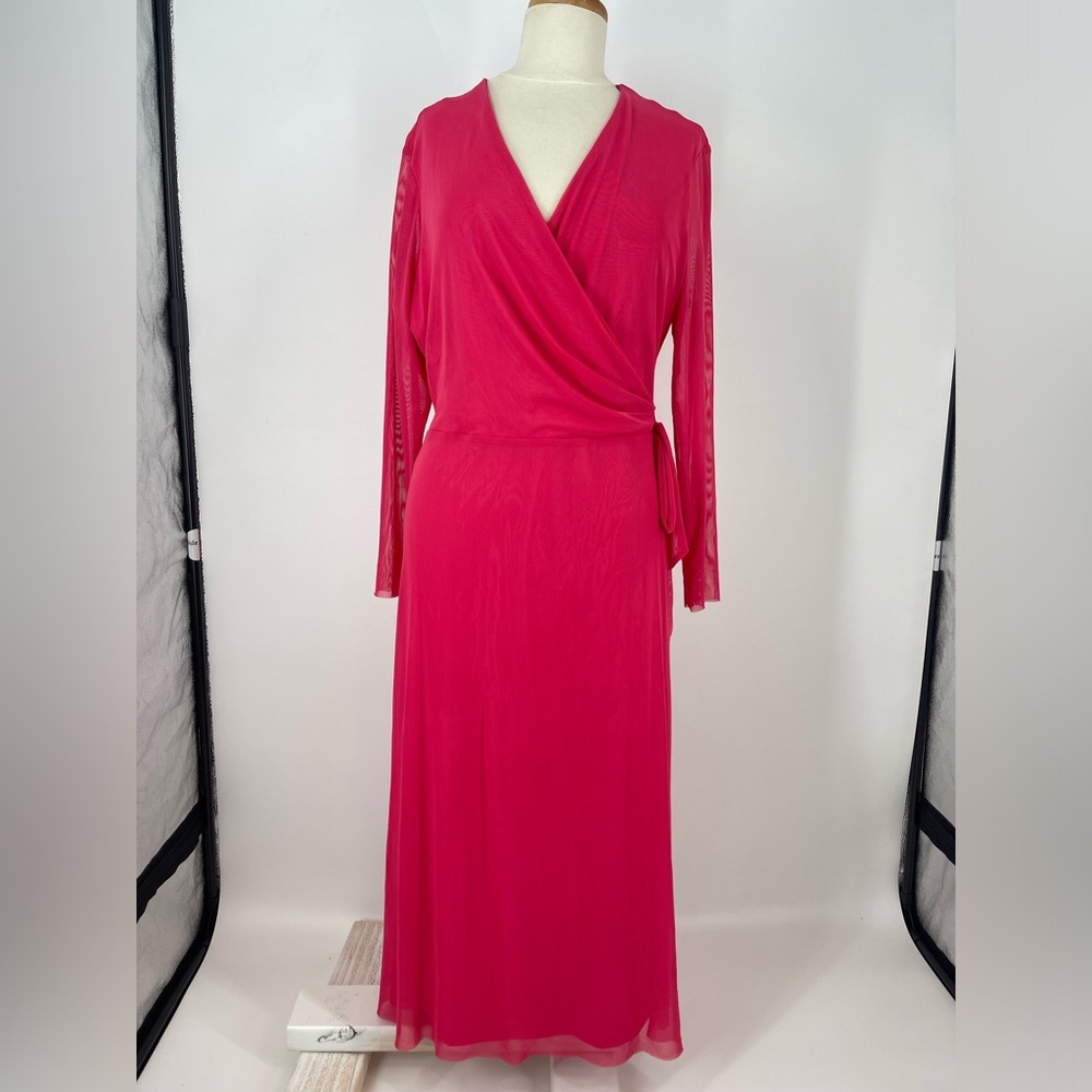 Anne Klein NWT Hot Pink Dress (B43#2) - Picture 2 of 14